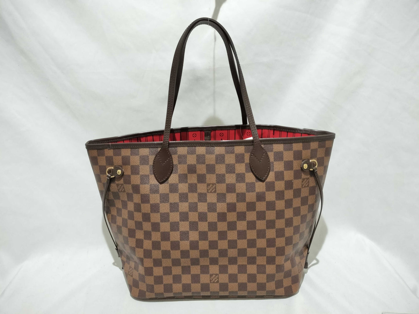 LOUIS VUITTON Damier N51105 Neverfull MM Tote Bag
