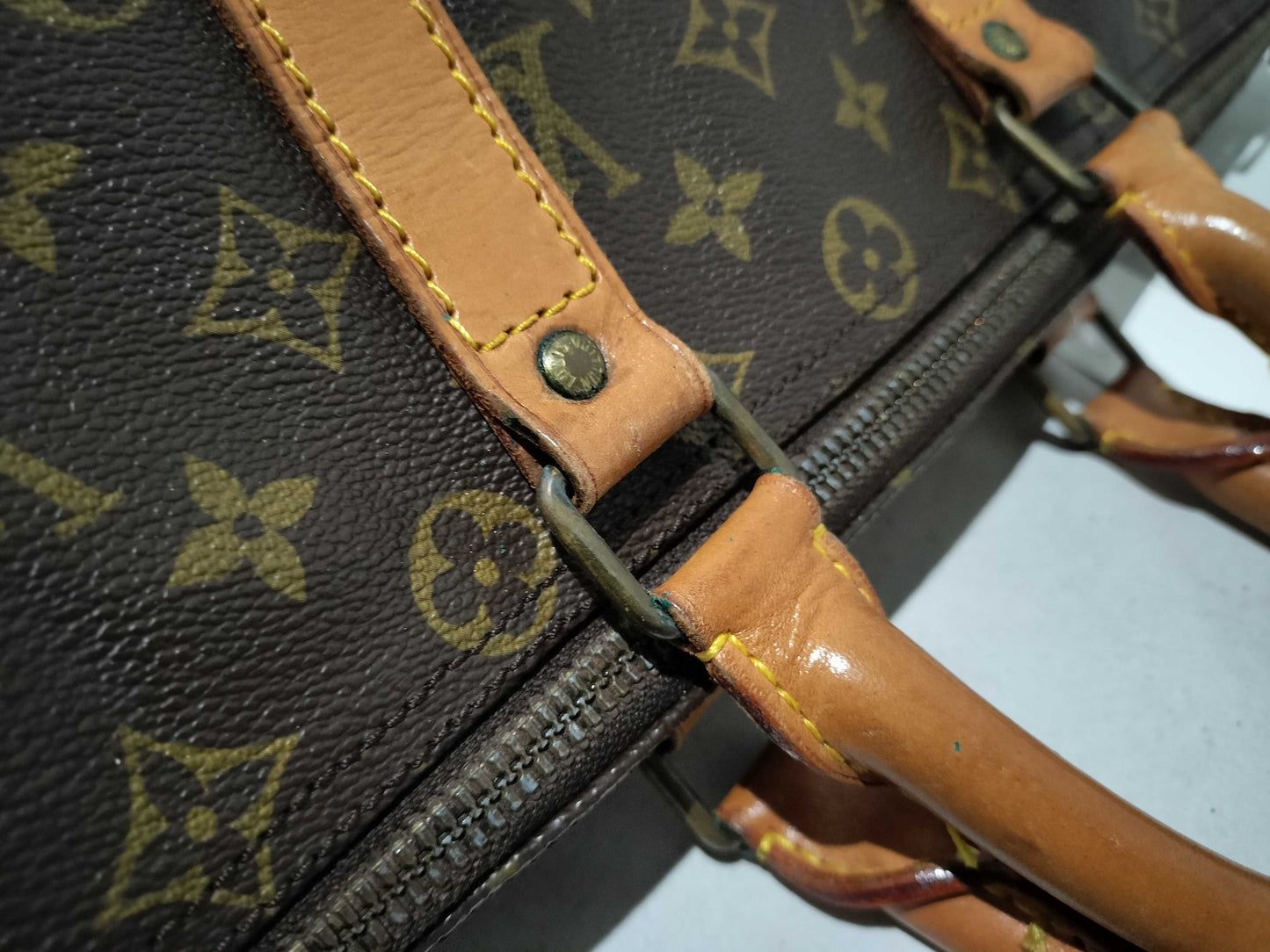 LOUIS VUITTON Monogram M41418 Keepall Bandouliere 45 Boston Bag