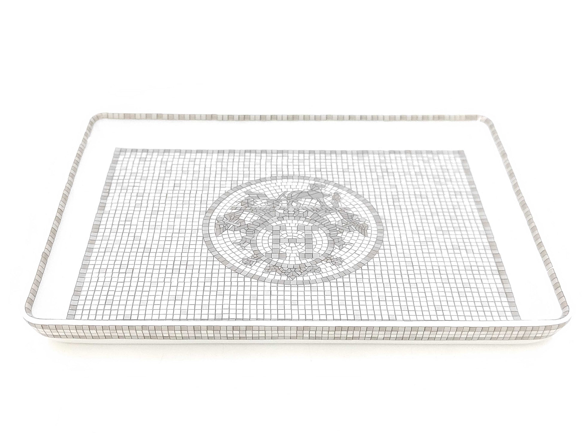 HERMES Mosaic Vinquatre Tray Other Accessories