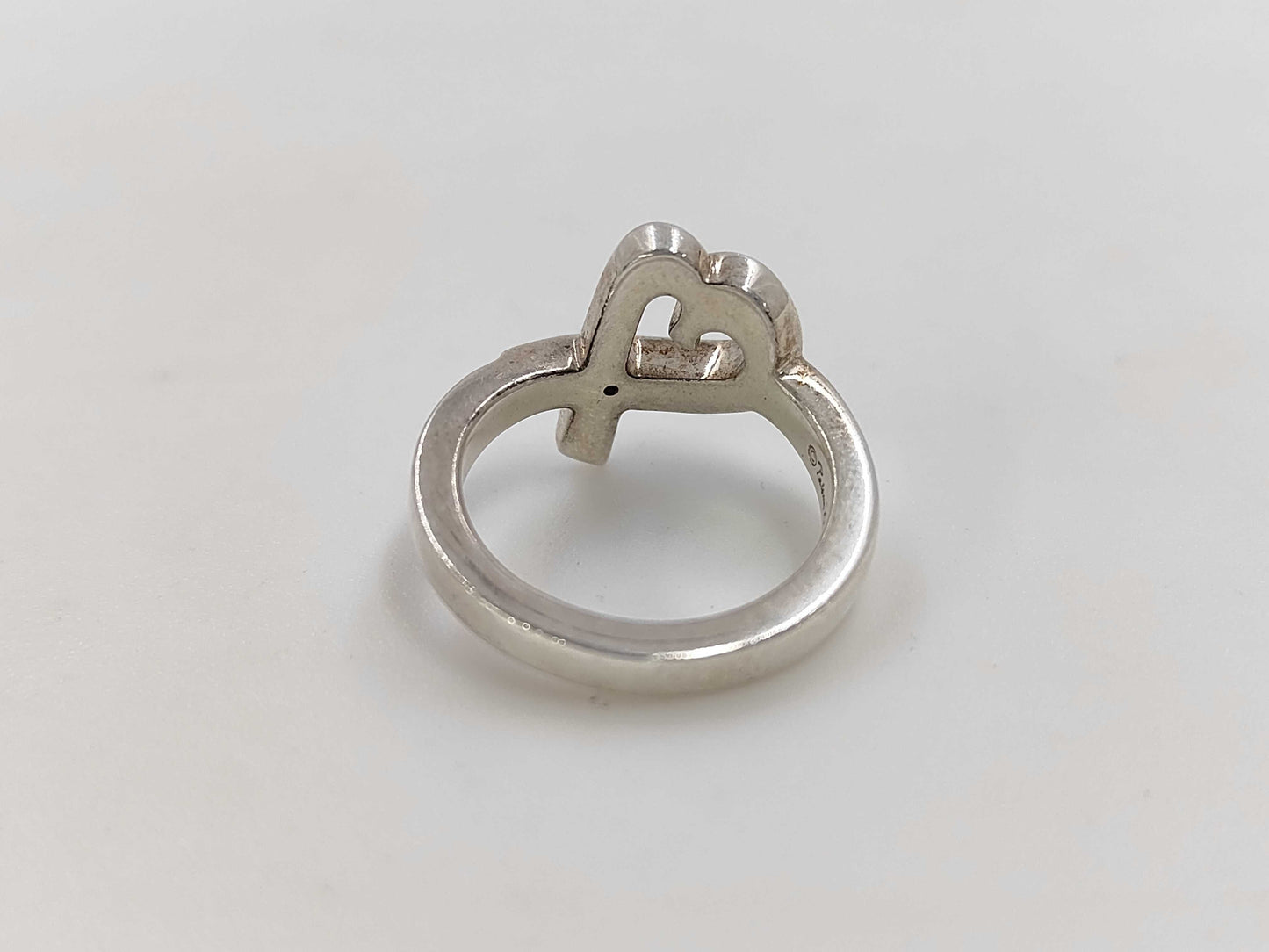 Tiffany & Co. Loving Heart Paloma Picasso 1 Diamond SV925 5.0g Ring