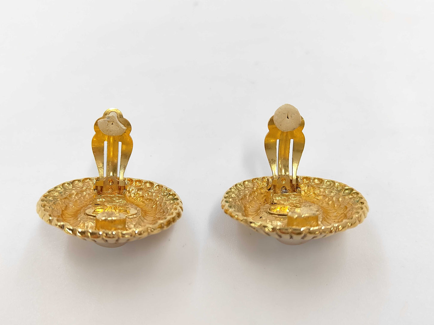 CHANEL Faux Pearl Earrings