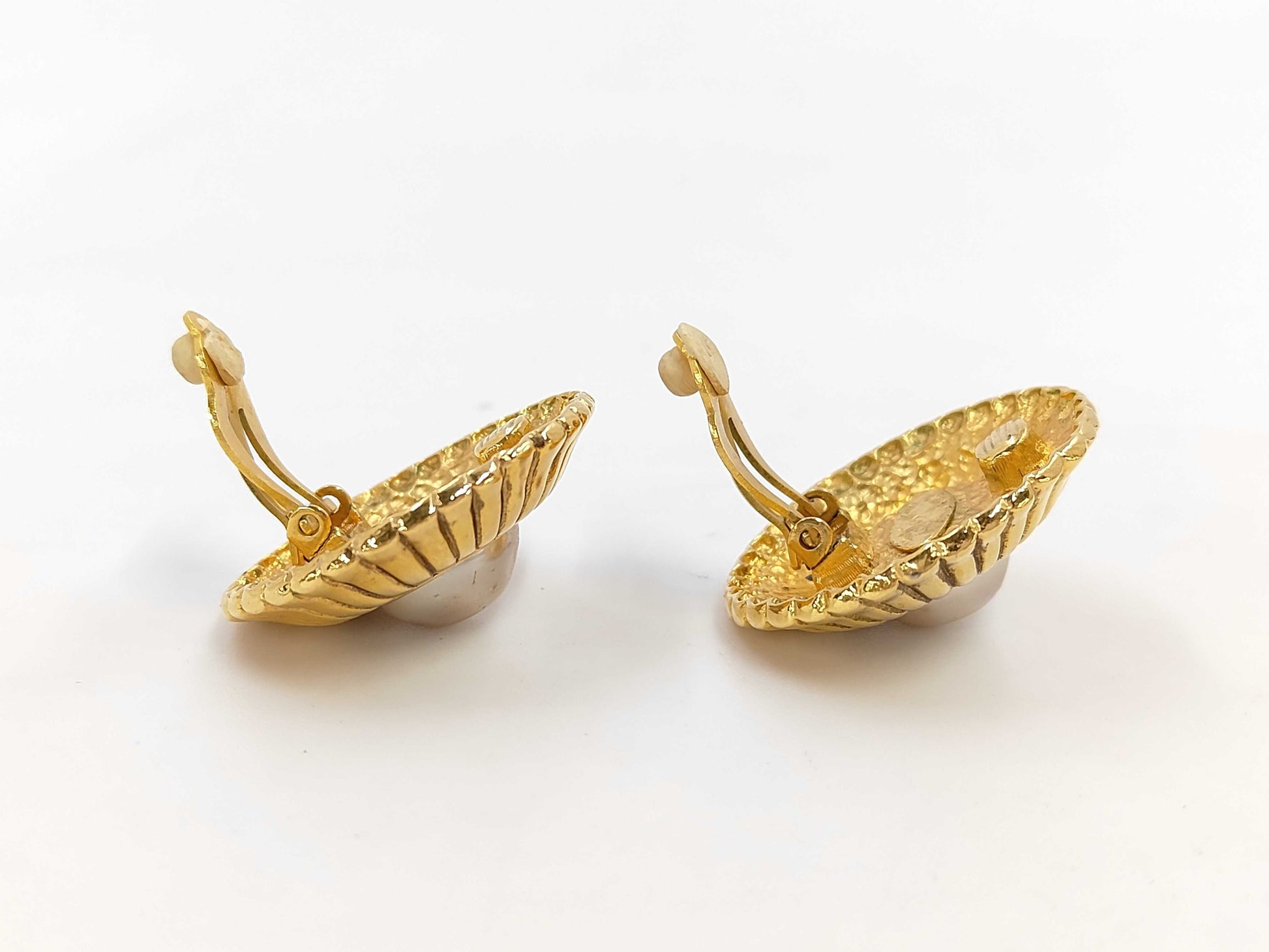 CHANEL Faux Pearl Earrings