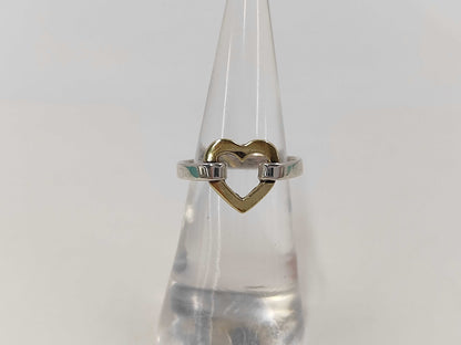 Tiffany & Co. 325/750 Heart Ring, SV925, 2.5g