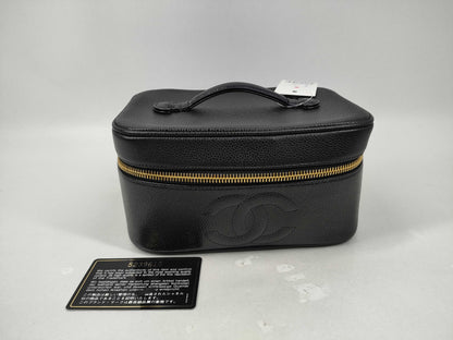 CHANEL Caviar Skin Vanity Bag