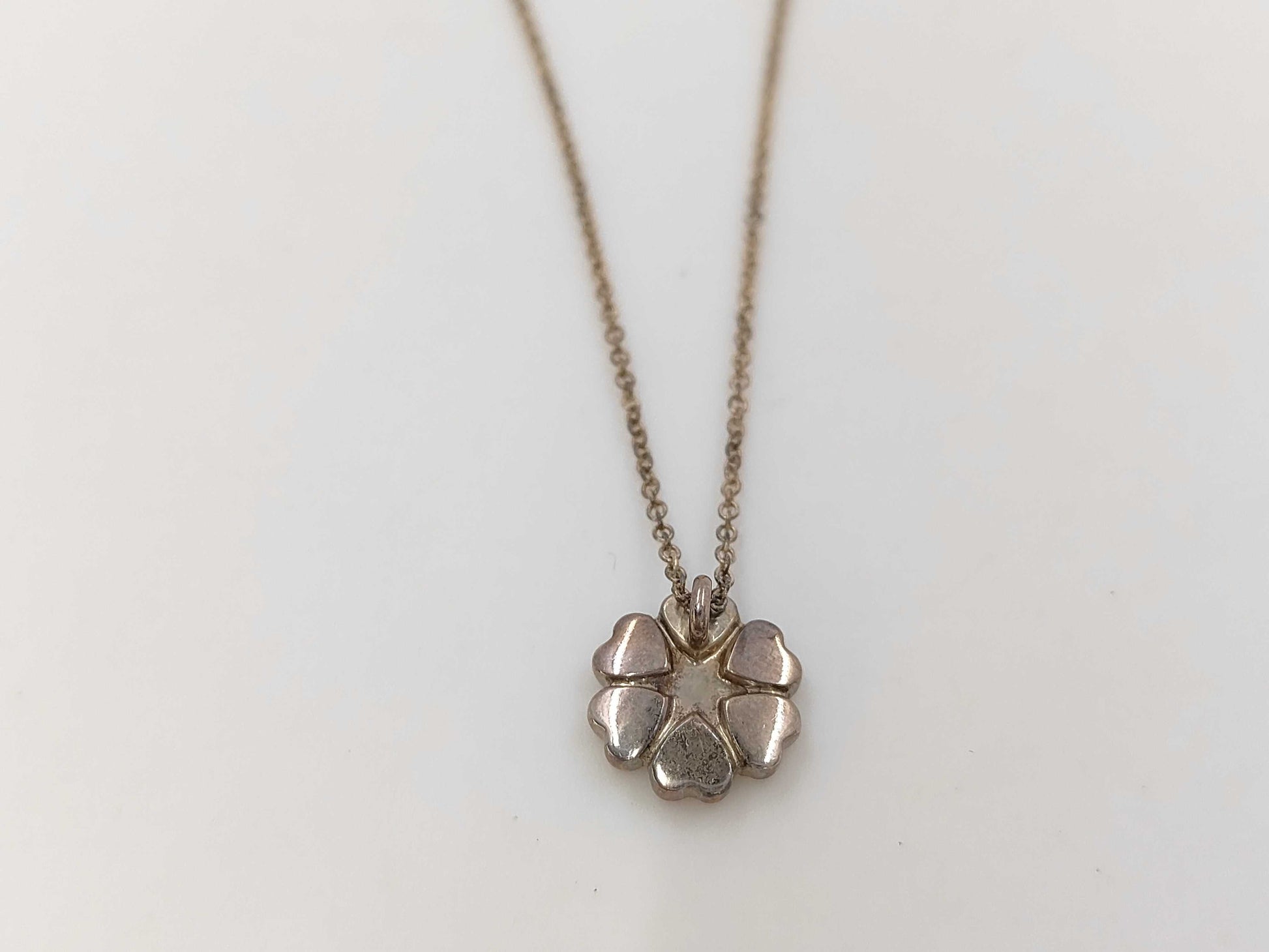 Tiffany & Co. Clover motif SV925 necklace