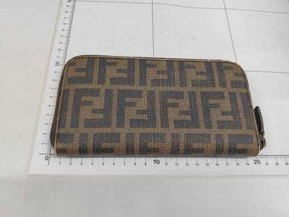 FENDI Zucca Round Wallet
