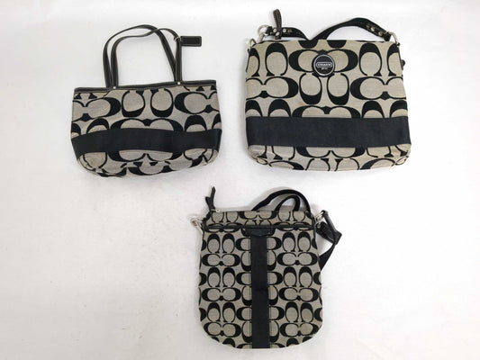 COACH Signature Bag *3-Piece Shoulder Bag Set