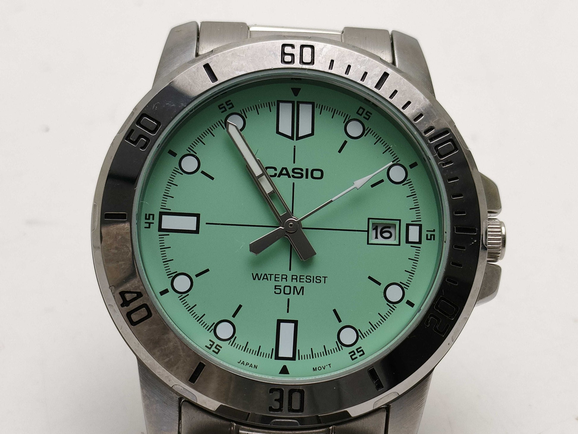 CASIO CASIO Quartz Battery-Operated MTP-VD01D-3E1V Standard Overseas Model Men's Watch