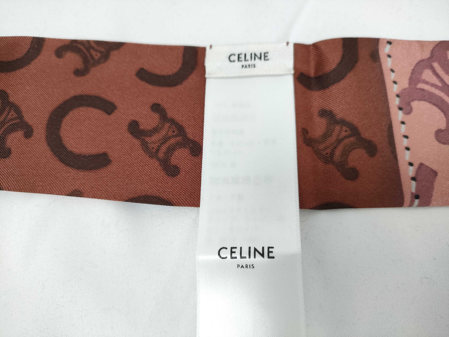 CELINE Silk Twill/Lavalliere Scarf Scarf