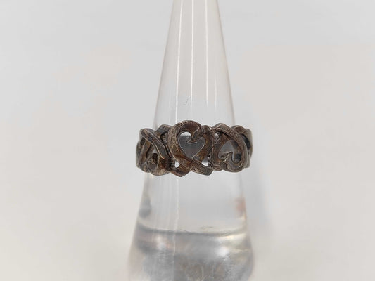 Tiffany & Co. Triple Loving Heart SV925 Ring
