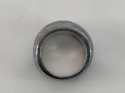 CHANEL Logo Ring SV925 19.0g Ring