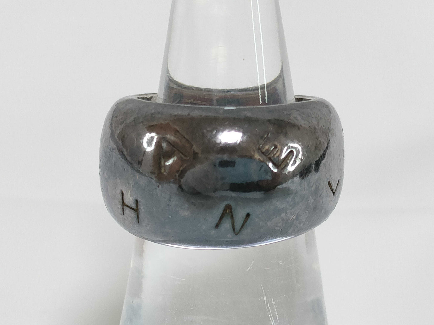 CHANEL Logo Ring SV925 19.0g Ring