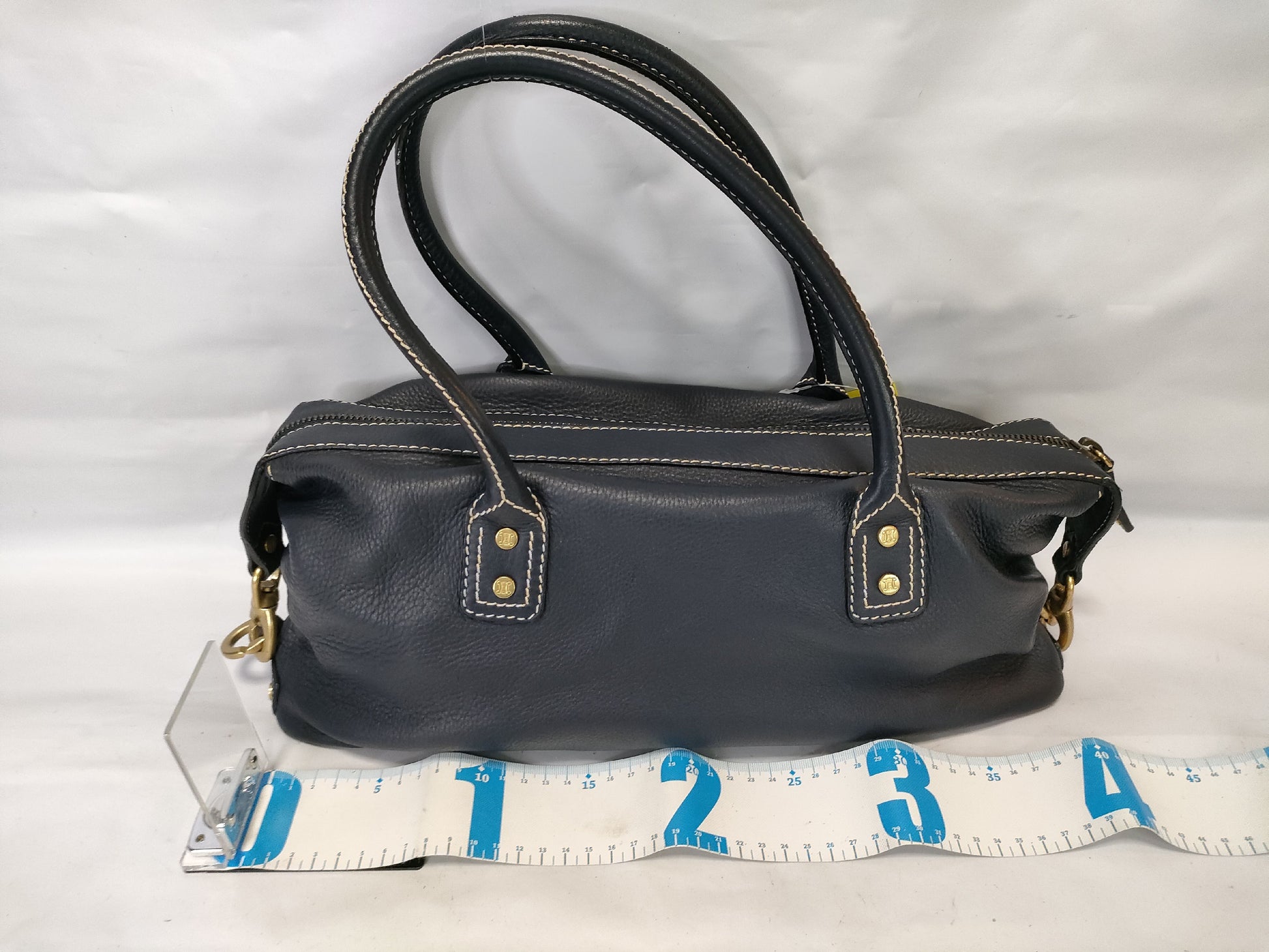 CELINE Leather Mini Boston Bag