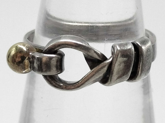 Tiffany & Co. 925 K18 Paloma Picasso Ring K18 2.5g Ring