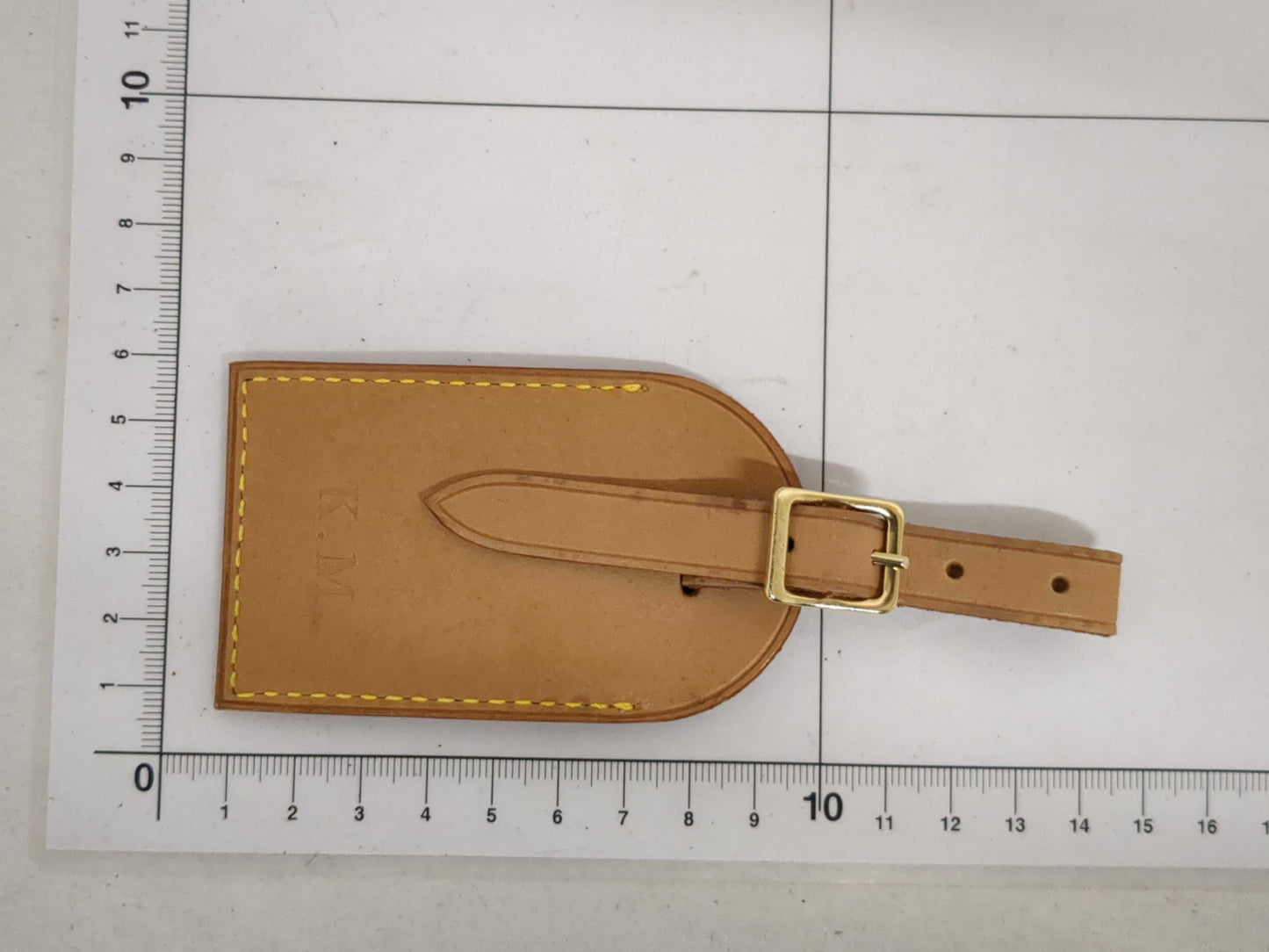 LOUIS VUITTON Natural Leather Tag/Strap Other Accessories