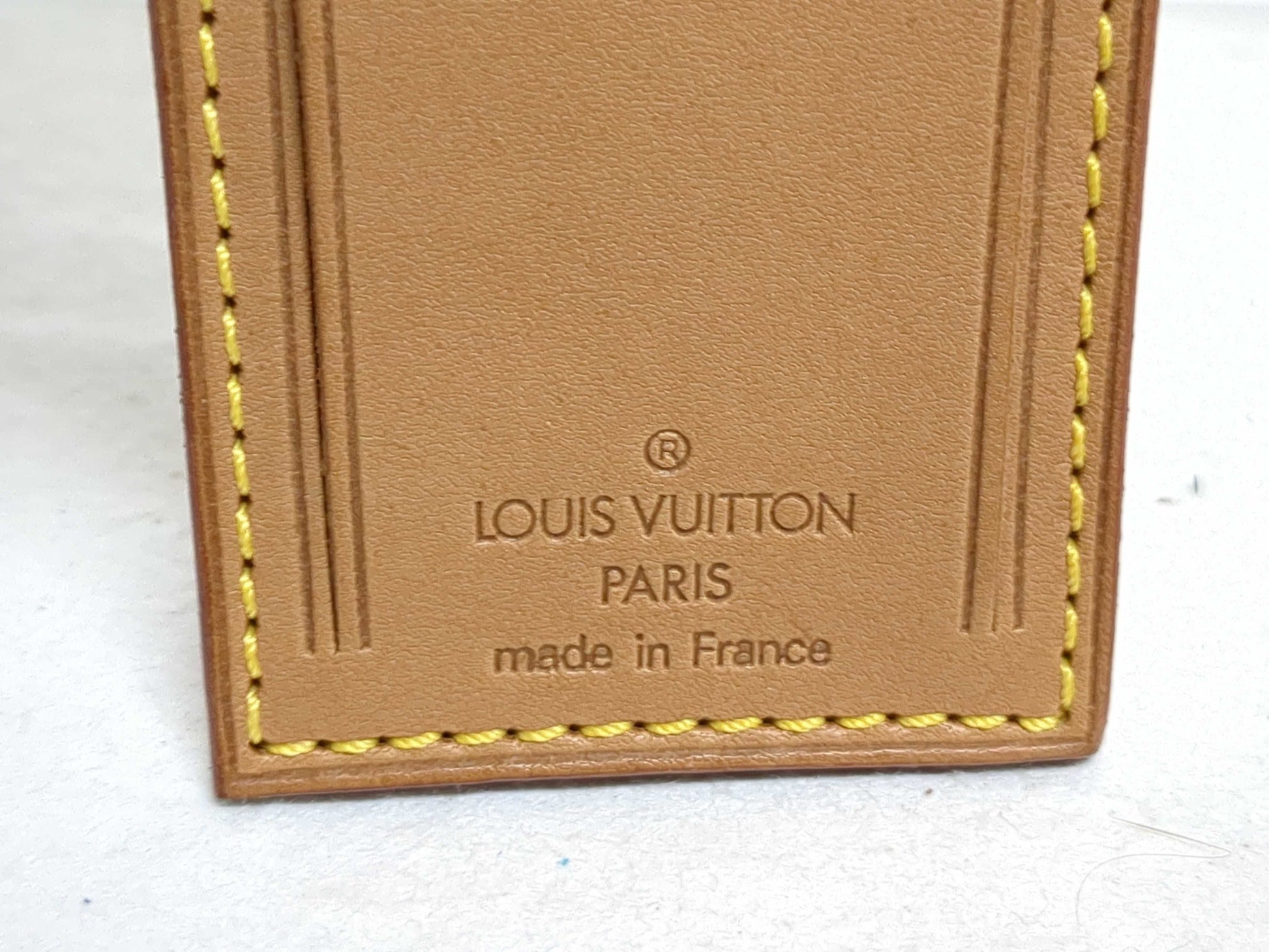 LOUIS VUITTON Natural Leather Tag/Strap Other Accessories