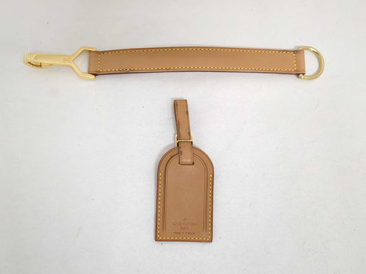 LOUIS VUITTON Natural Leather Tag/Strap Other Accessories