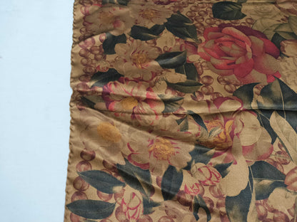 CHANEL Floral Large Scarf 