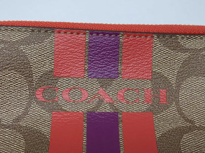 COACH Signature Leather Bag/Pouch/Wallet 3-Piece Set Handbag