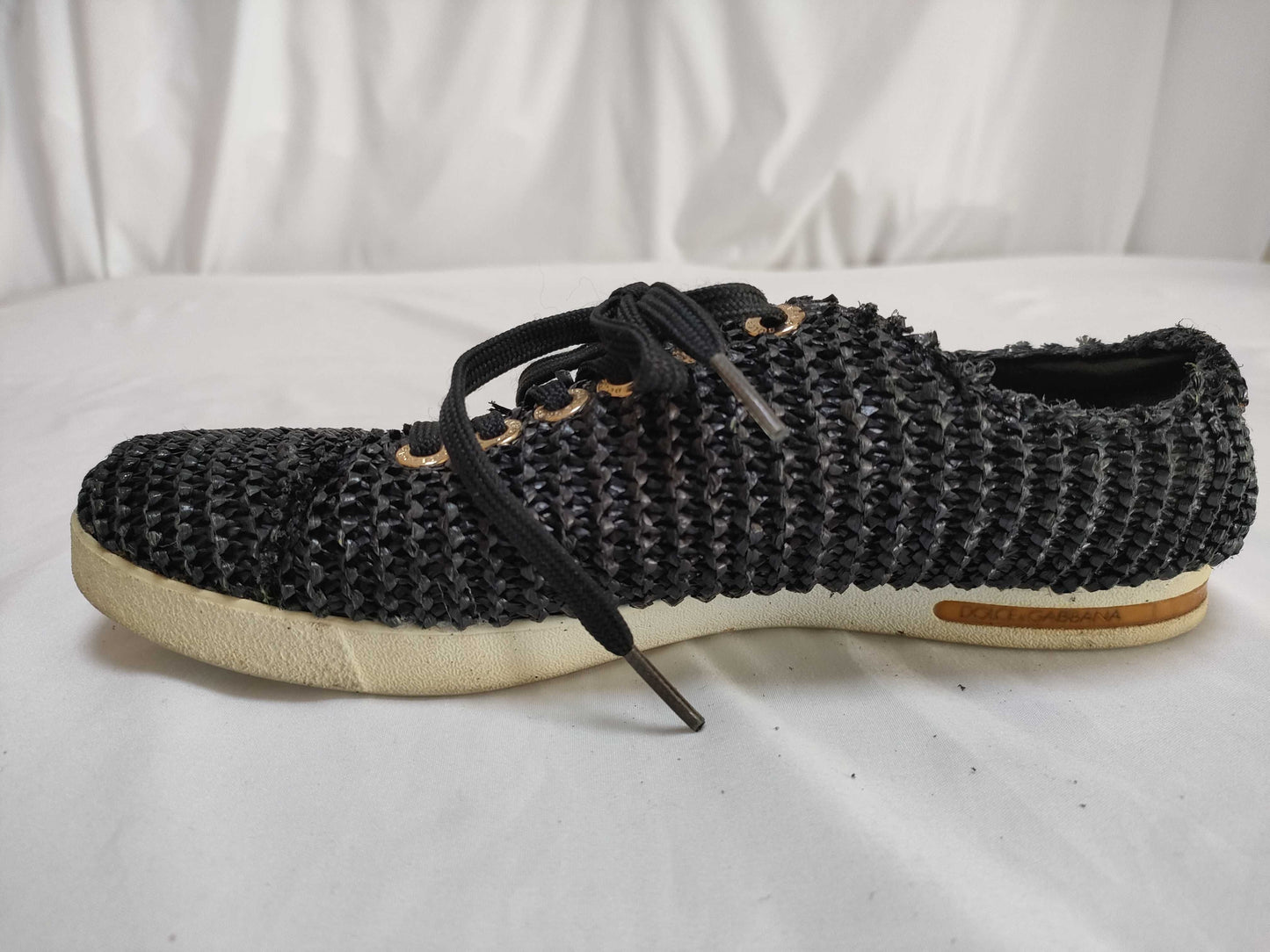 DOLCE&GABBANA Straw Sneakers