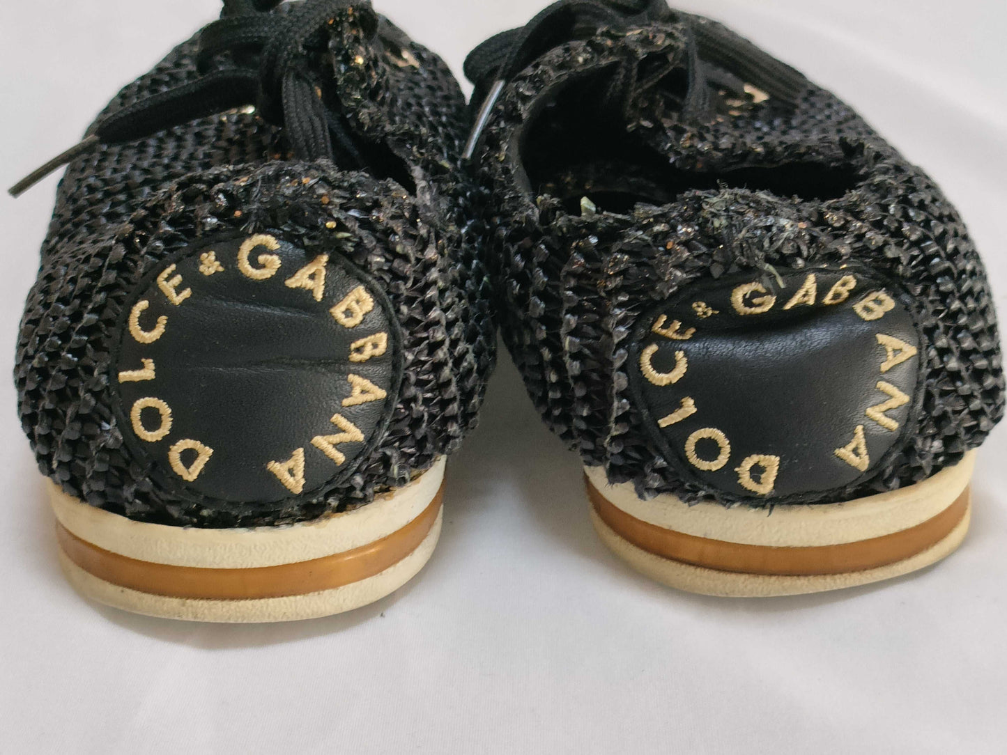 DOLCE&GABBANA Straw Sneakers