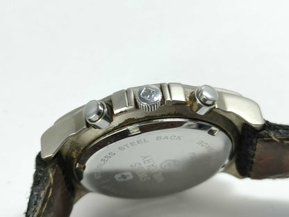 Swiss Military Chronograph Men's Watch, Comes with Box, Replacement Strap, etc., Unused