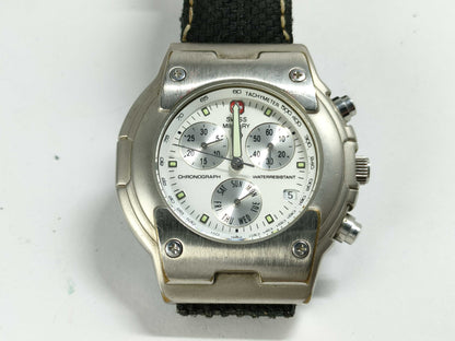 Swiss Military Chronograph Men's Watch, Comes with Box, Replacement Strap, etc., Unused