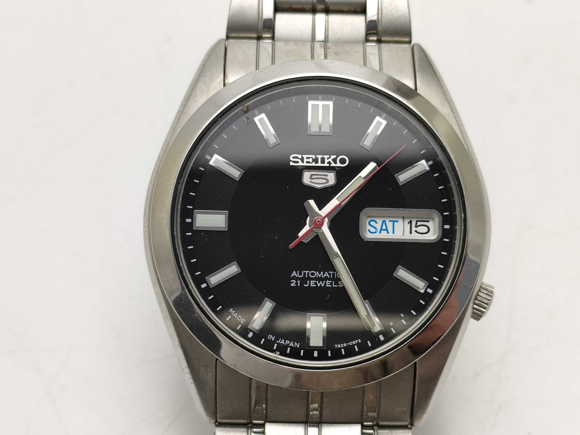SEIKO 7S26-03B0 Seiko Five Body Only Black Dial Men's Watch