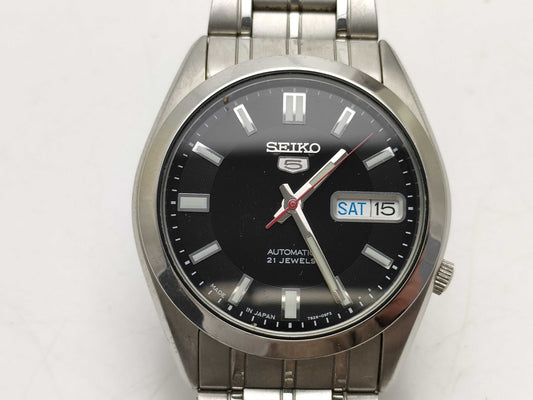 SEIKO 7S26-03B0 Seiko Five Body Only Black Dial Men's Watch