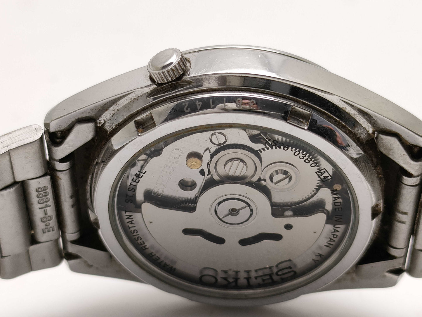 SEIKO 7S26-03B0 Seiko Five Body Only Black Dial Men's Watch