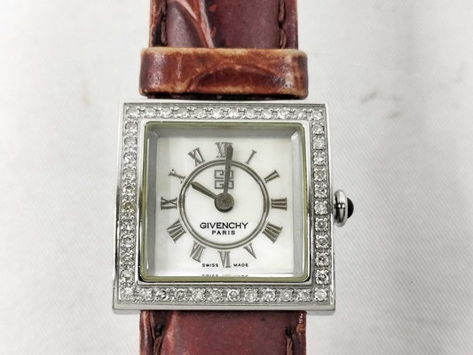GIVENCHY 1558962 Diamond 0.30ct Women's Watch with Box