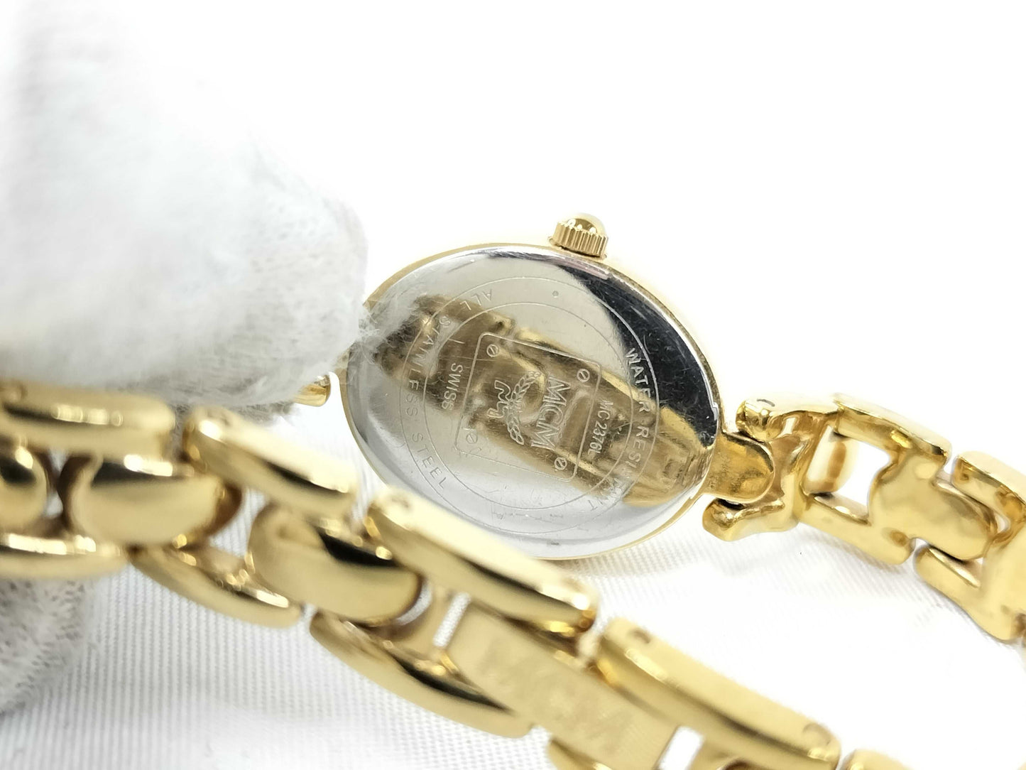 MCM MCM Gold Stainless Steel Women's Watch with Box