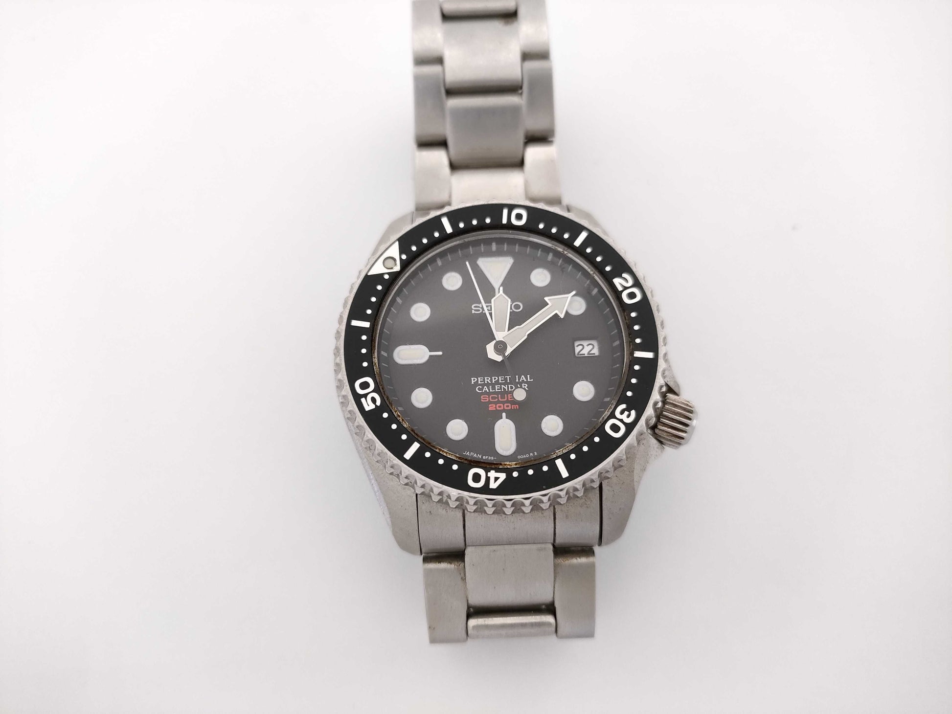 SEIKO 8F35-00A0 Men's Watch, Unused