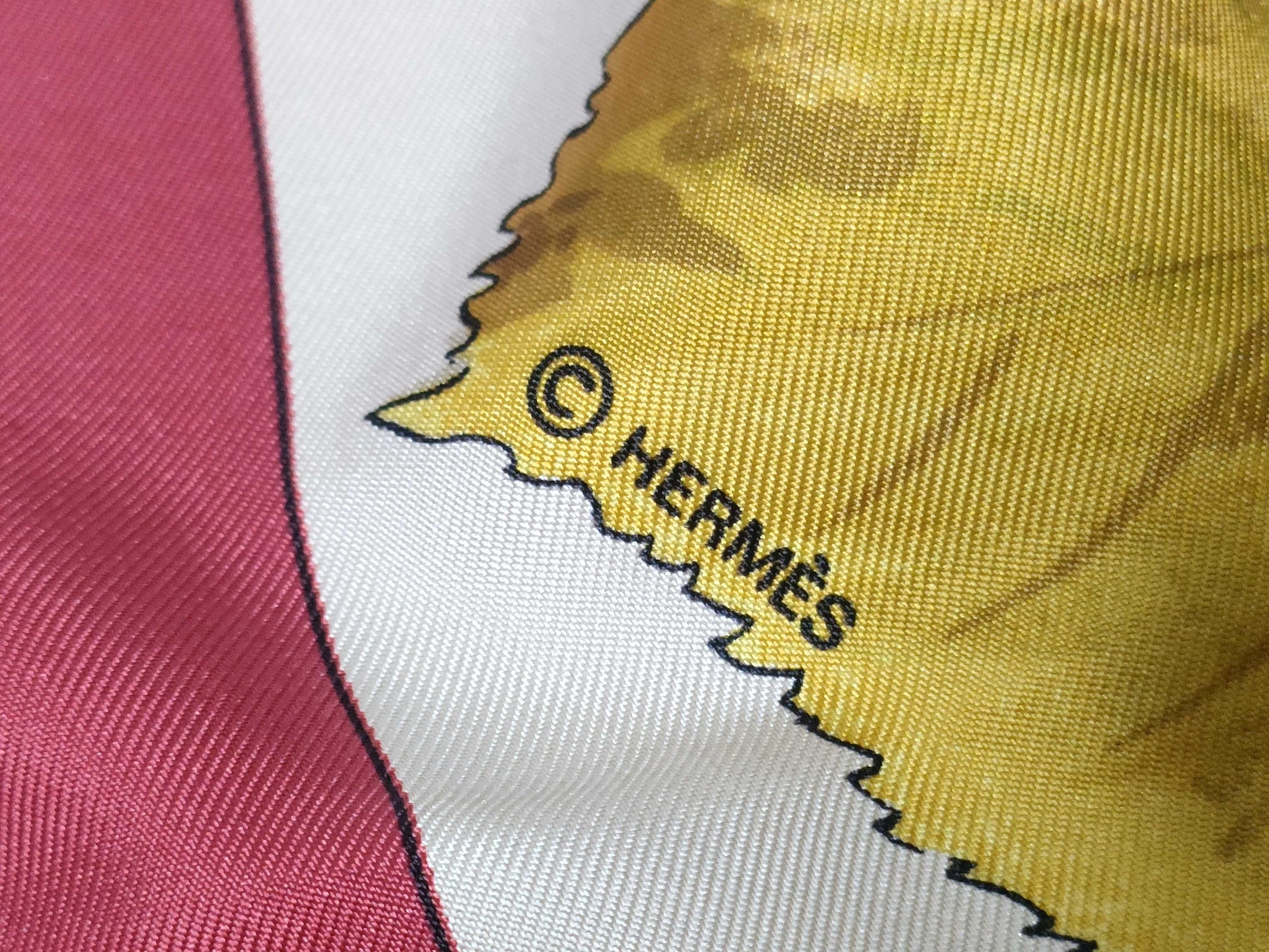 HERMES Carre Carre 90 Tourbillon Fallen Leaves Scarf