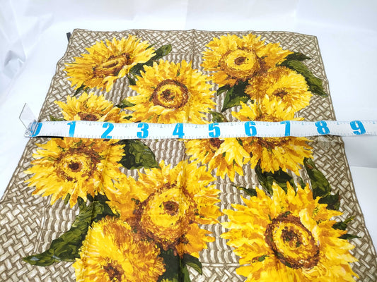 GUCCI Sunflower Yellow Scarf