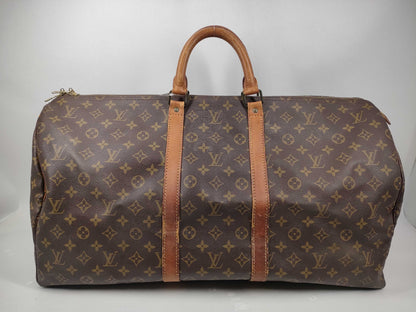LOUIS VUITTON Monogram M41424 Keepall 55 Boston Bag