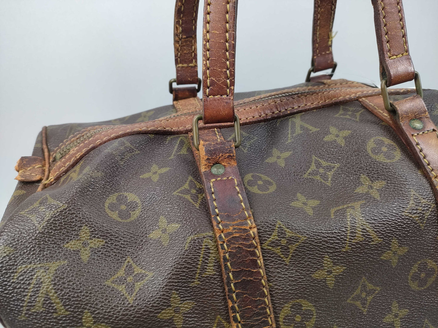 LOUIS VUITTON Monogram M41107 Speedy 35 Boston Bag