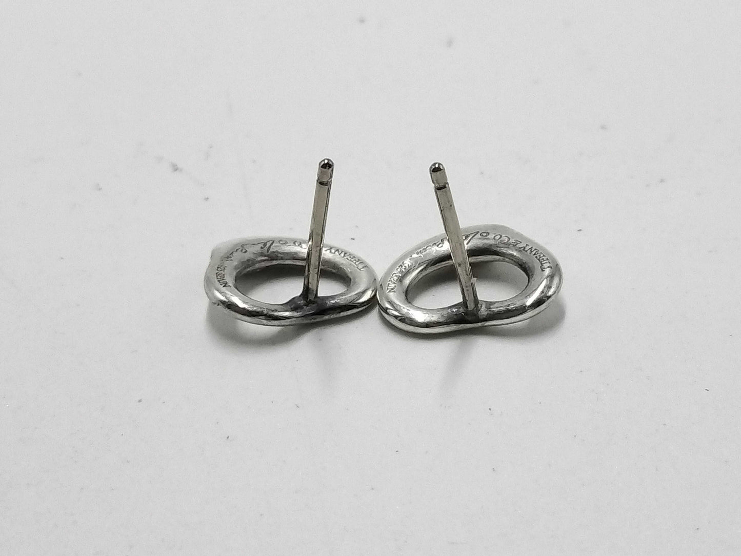 Tiffany & Co. 925/Open Heart Earrings