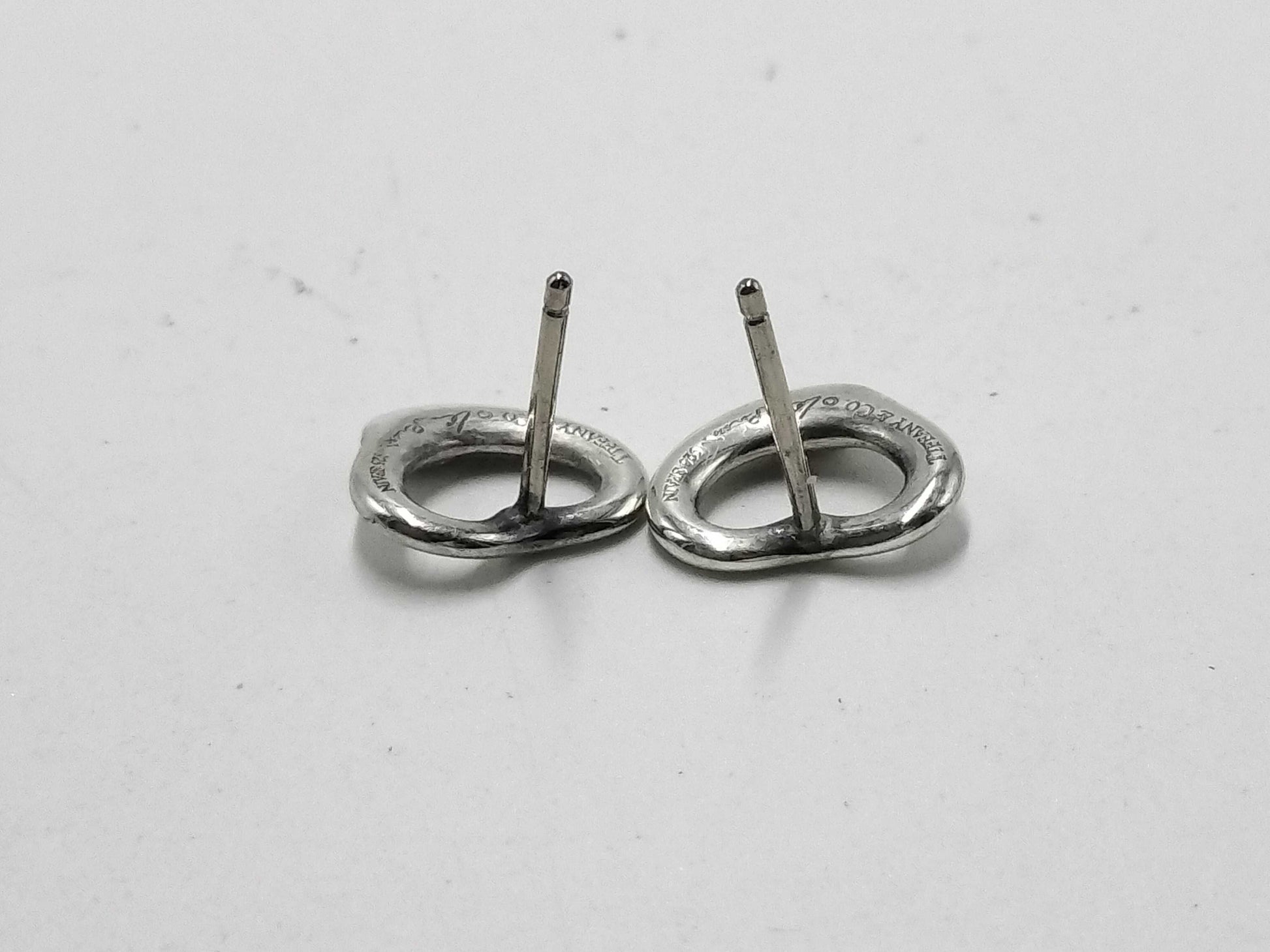 Tiffany & Co. 925/Open Heart Earrings