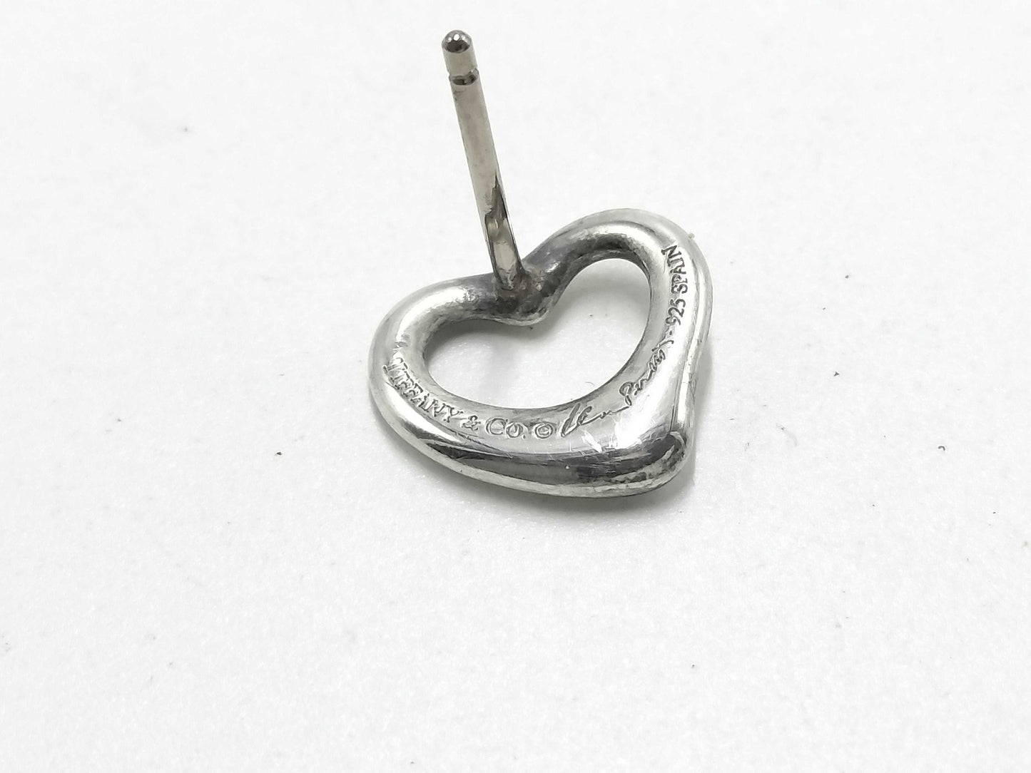 Tiffany & Co. 925/Open Heart Earrings