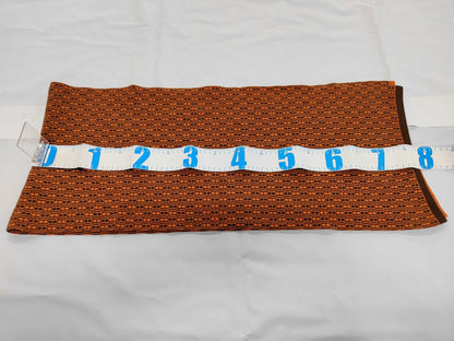 HERMES Orange Logo Scarf