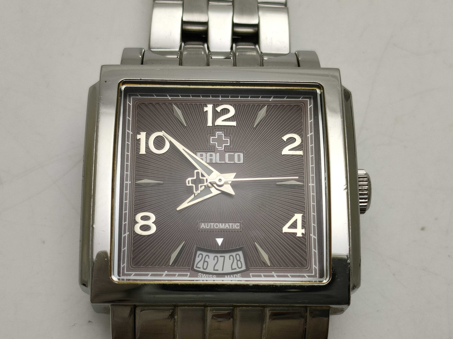 balco square men's watch