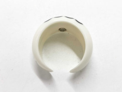 CHANEL 01P Coco Mark Plastic Ring