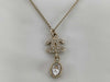 CHANEL Rhinestone Coco Mark 09A Necklace