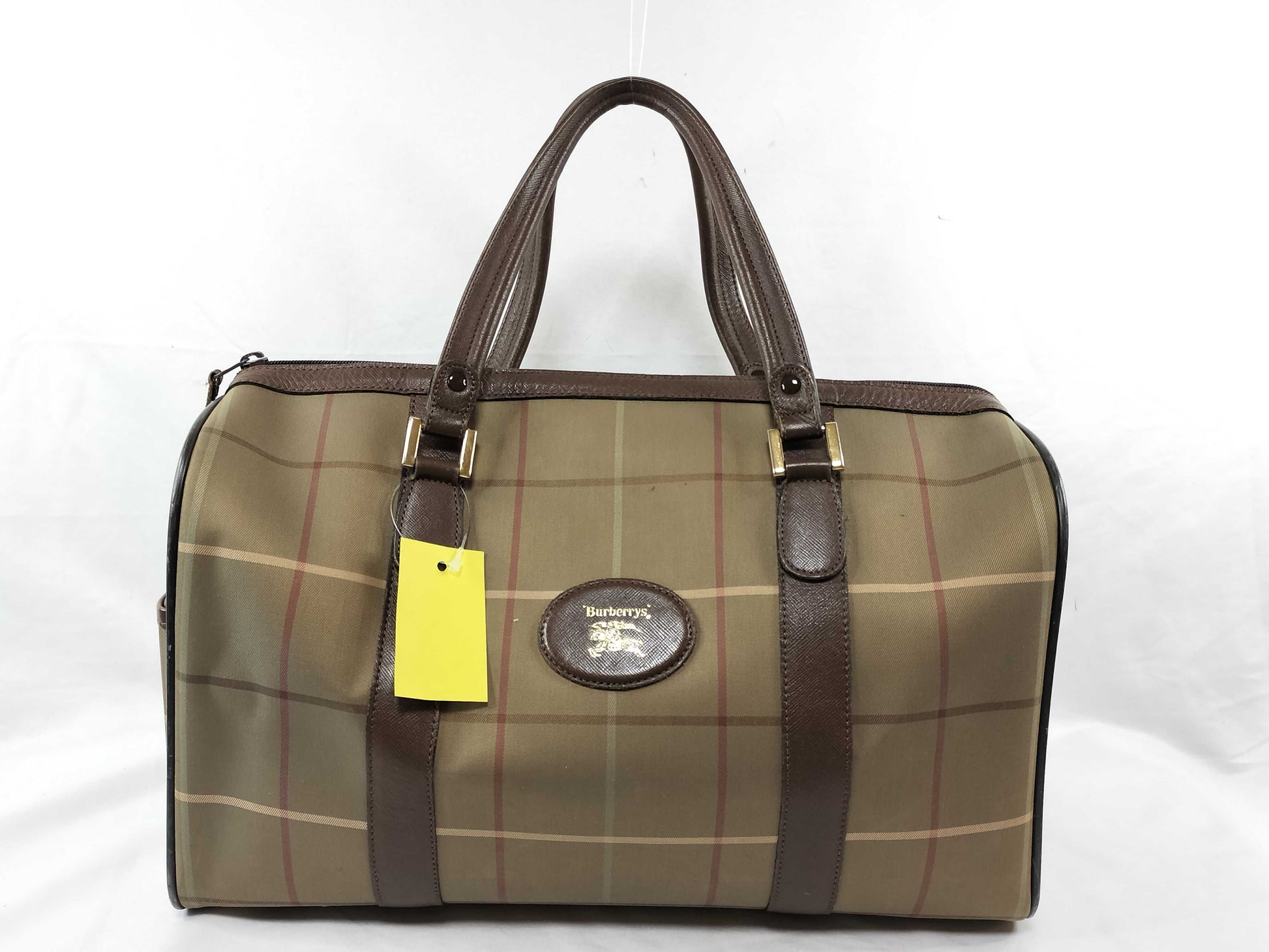 Burberrys Check Boston Bag Boston Bag