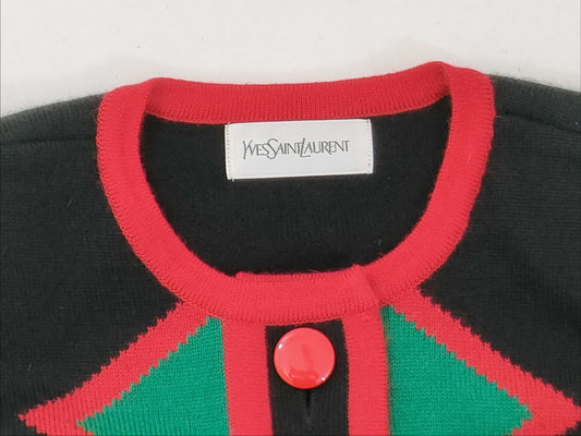 Yves Saint Laurent Knit Sweater Cardigan