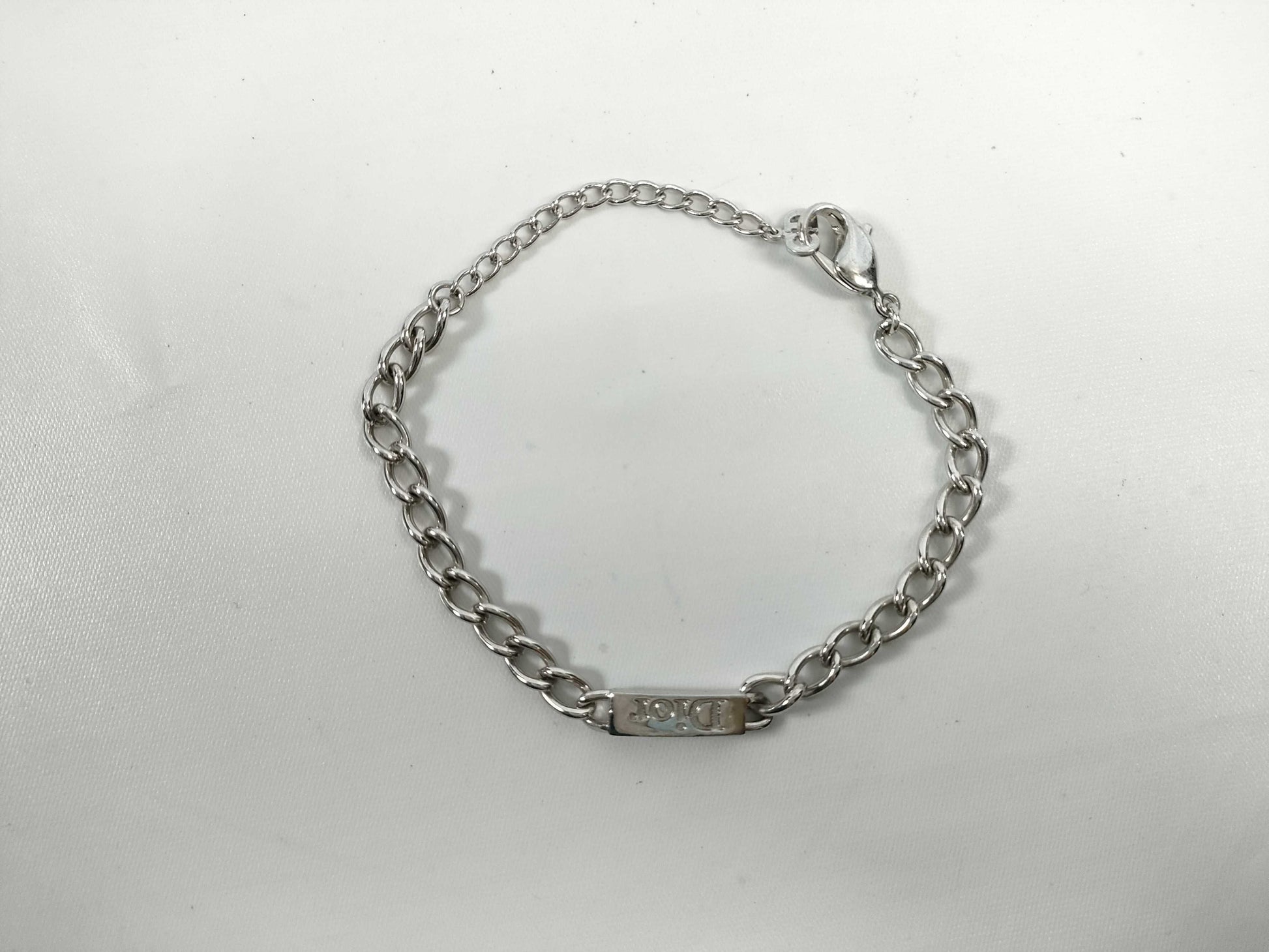 Dior logo plate bracelet bracelet bangle