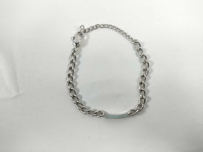 Dior logo plate bracelet bracelet bangle