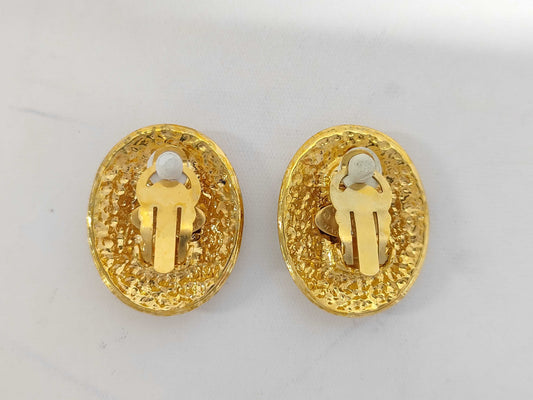 CHANEL 94P Coco Mark Earrings