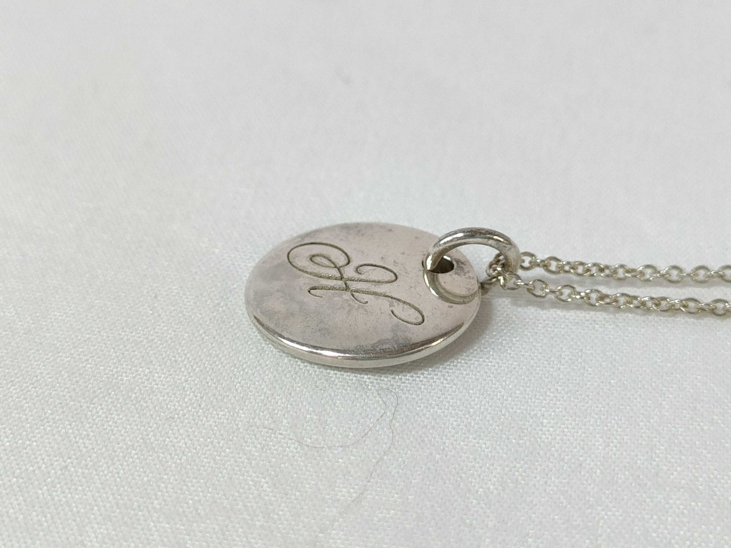Tiffany & Co. Initial Necklace, SV925, 3.1g